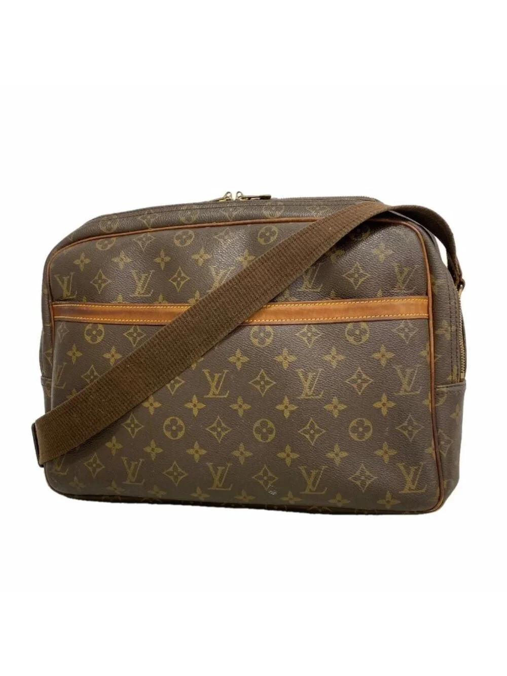 Louis Vuitton Shoulder Bag Monogram Reporter GM Brown